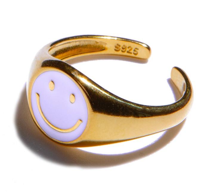 Sello Smilie Lila