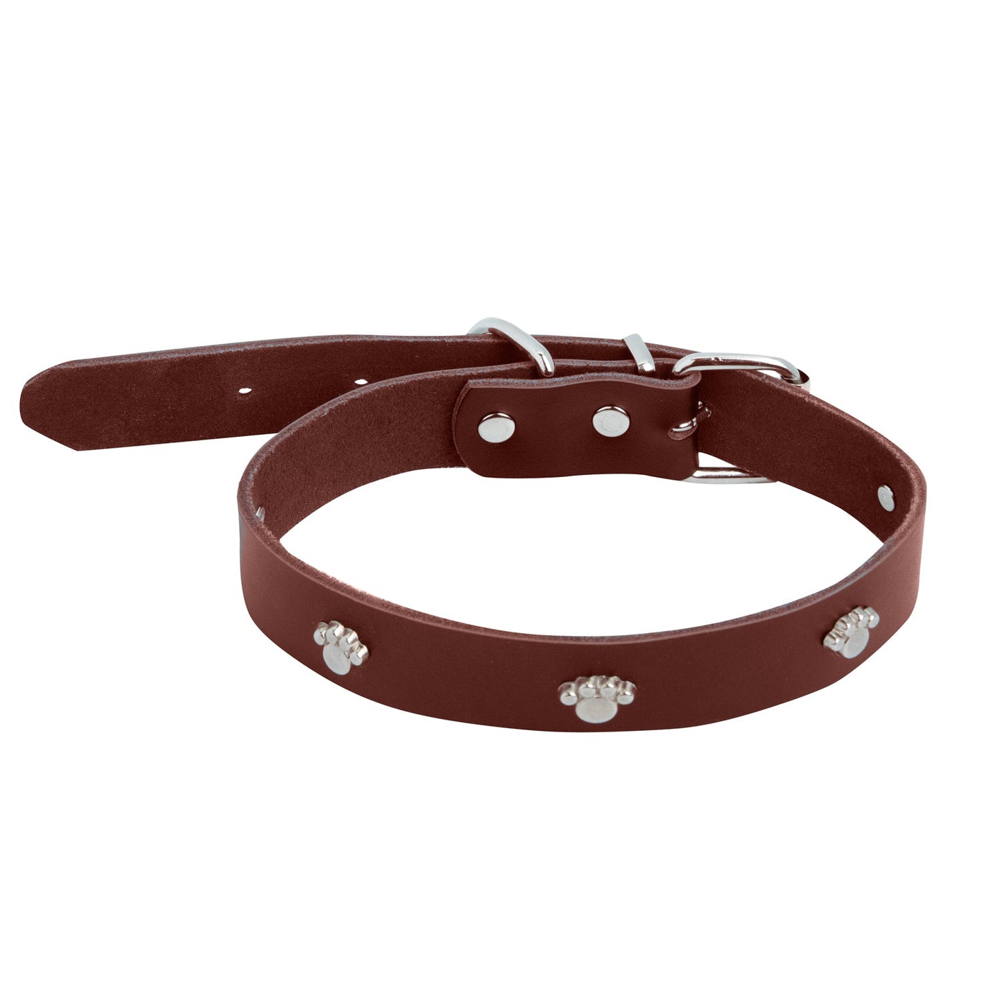 Collar Cuero Tachas de Huellas