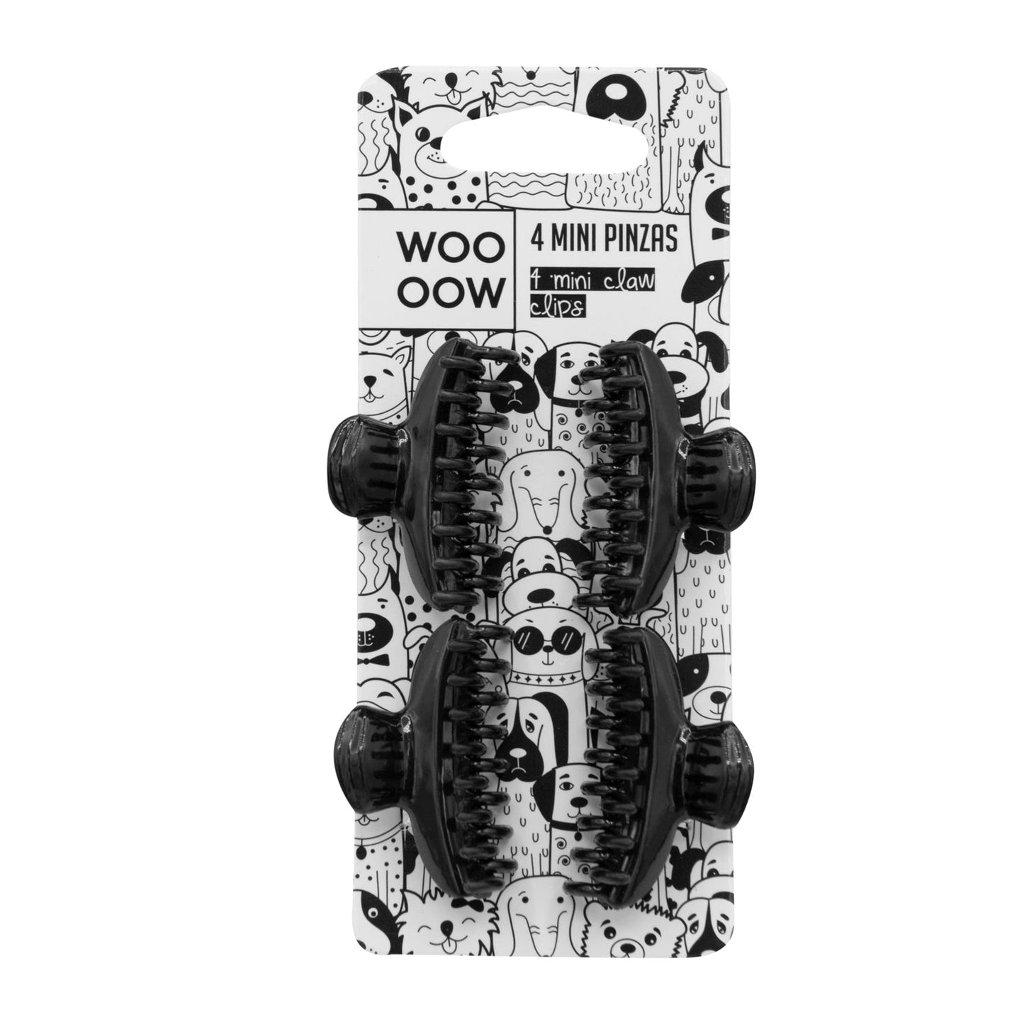 WOO OOW Set de 4 Mini Pinzas