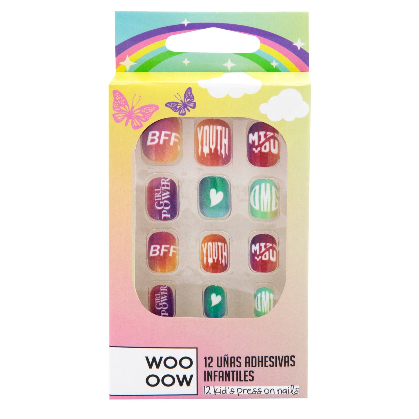 WOO OOW Set de uñas Adhesivas Infantiles