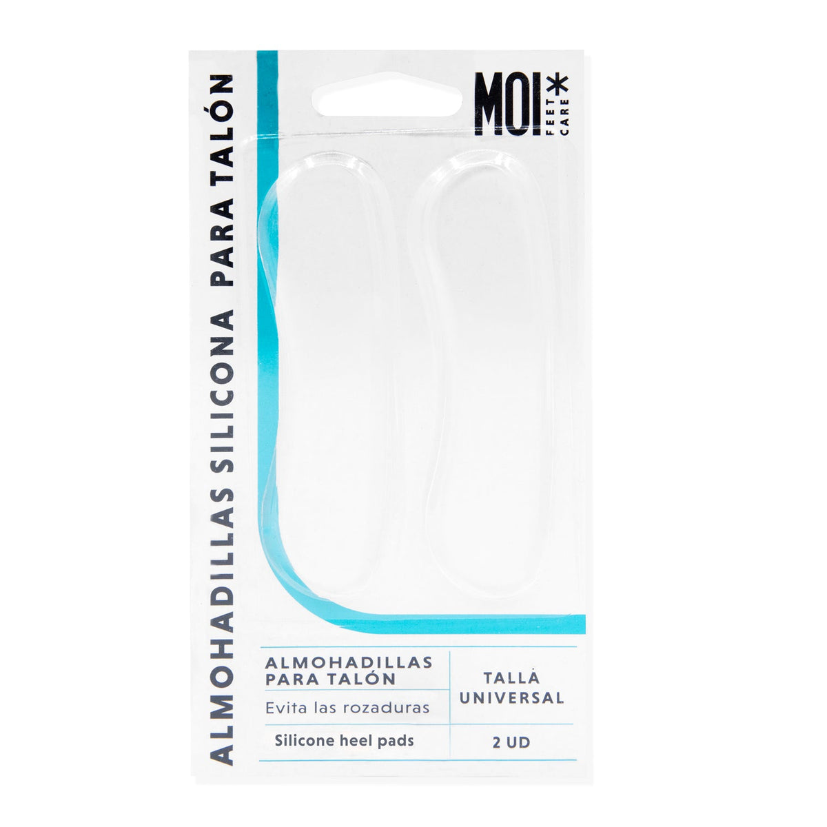 MOI* Set 2 Plantillas de Silicona Confort para Talones
