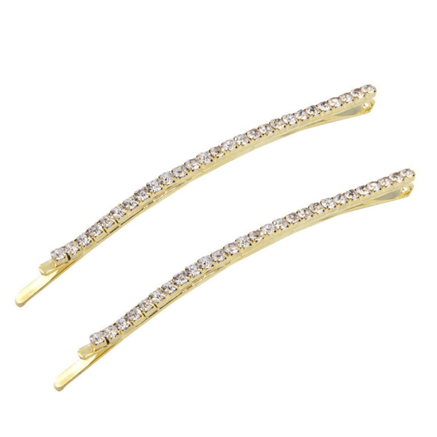 Oh My Hair Set 2 Horquillas Doradas Strass
