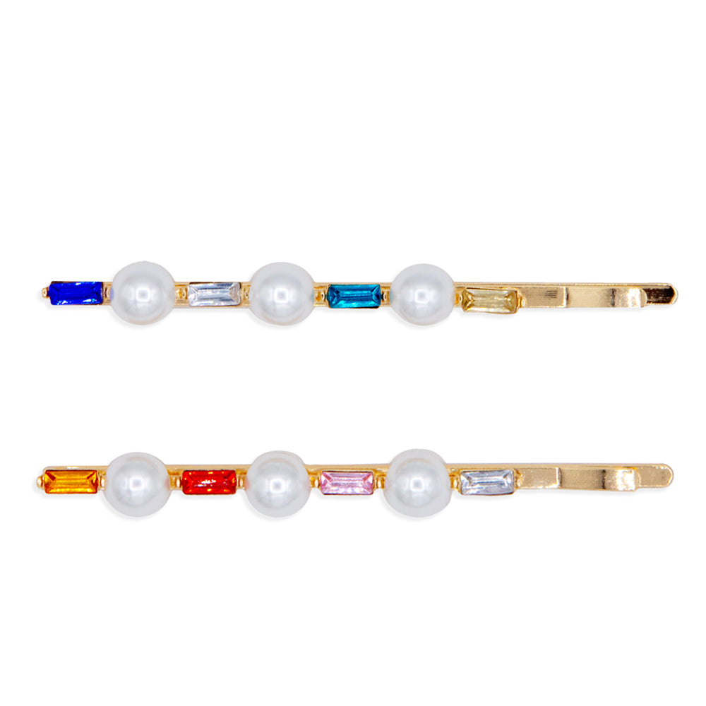 Oh My Hair Set Horquillas Perlas & Piedras