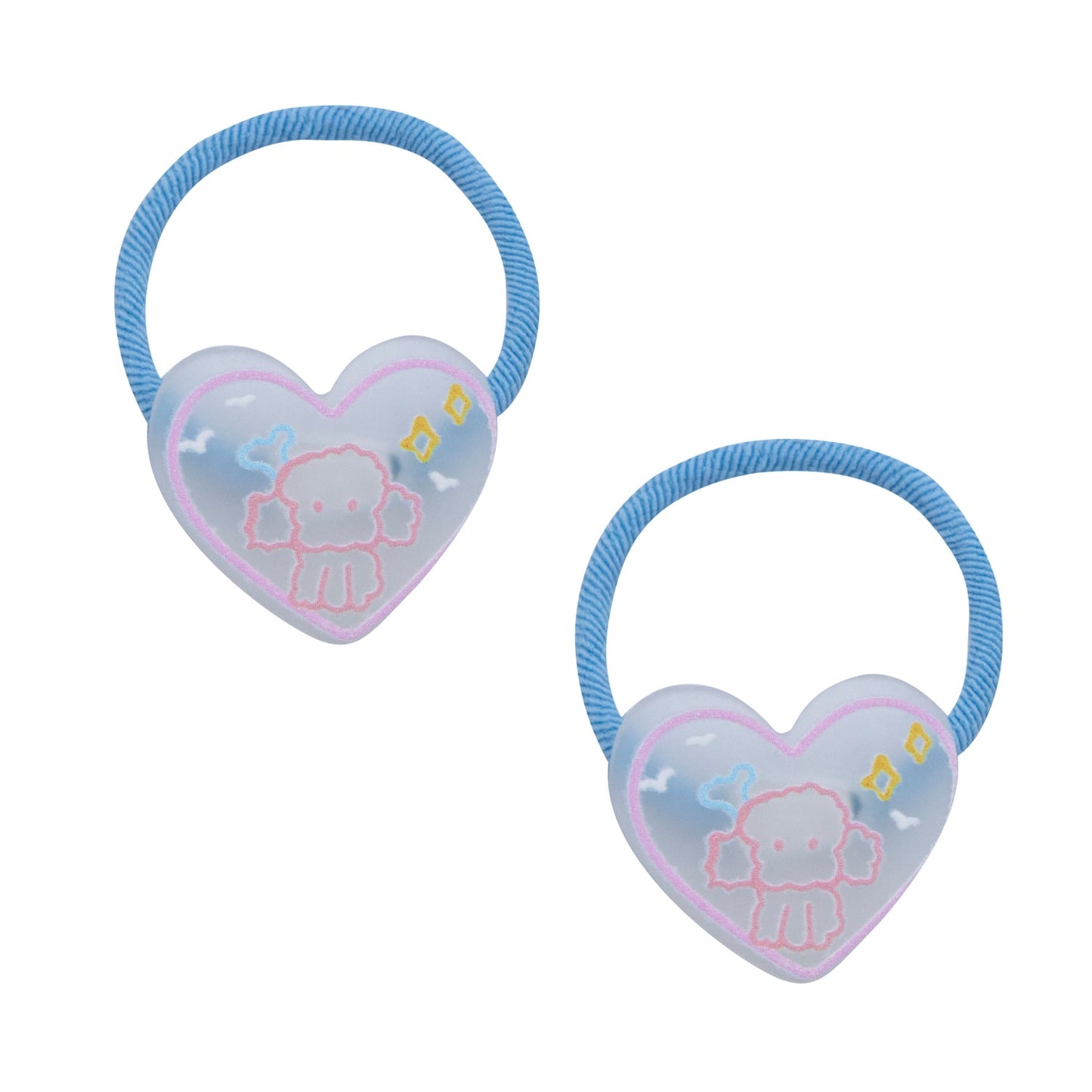 WOO OOW Gomas Transparentes Azul