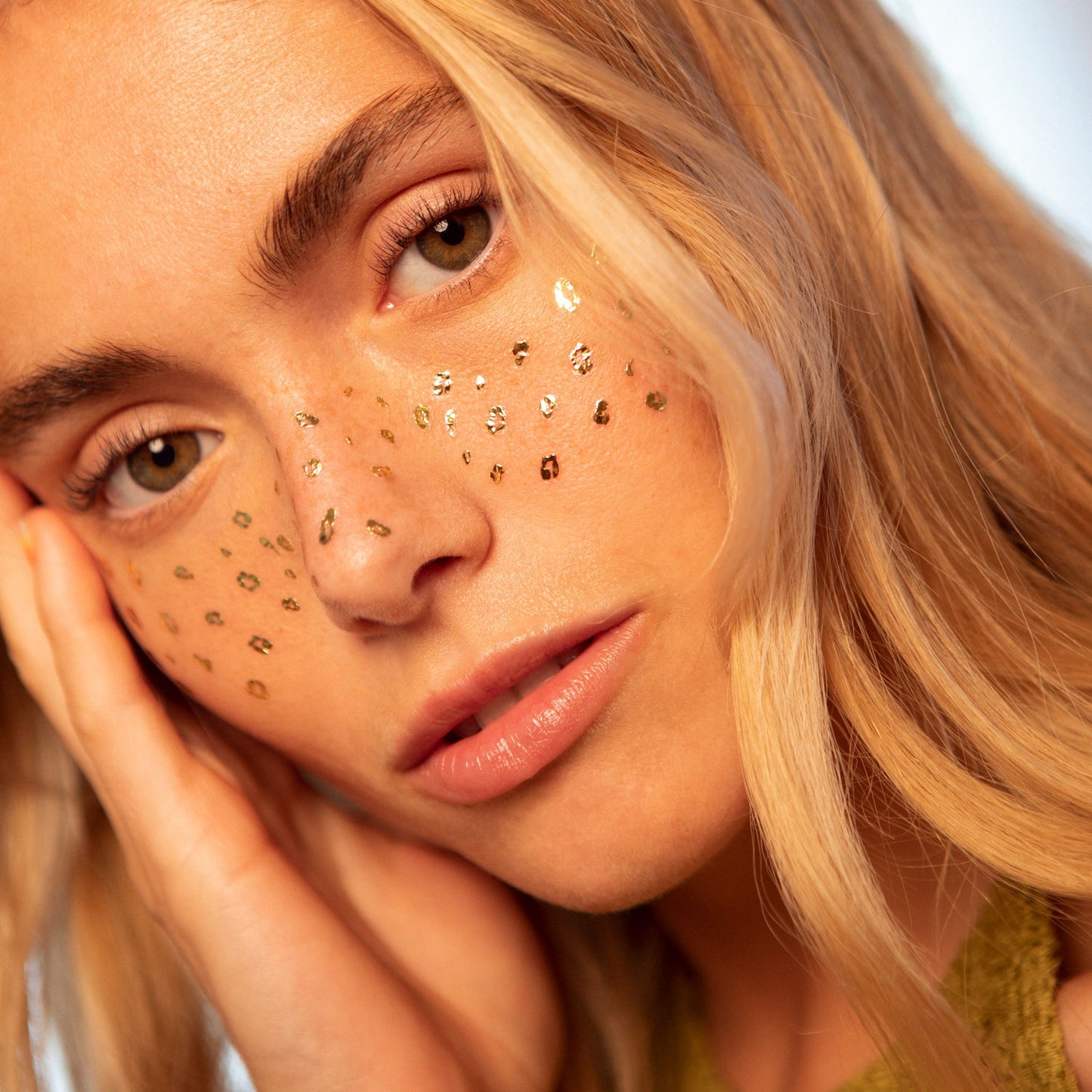 TATTOO PECAS ANIMAL PRINT DORADAS