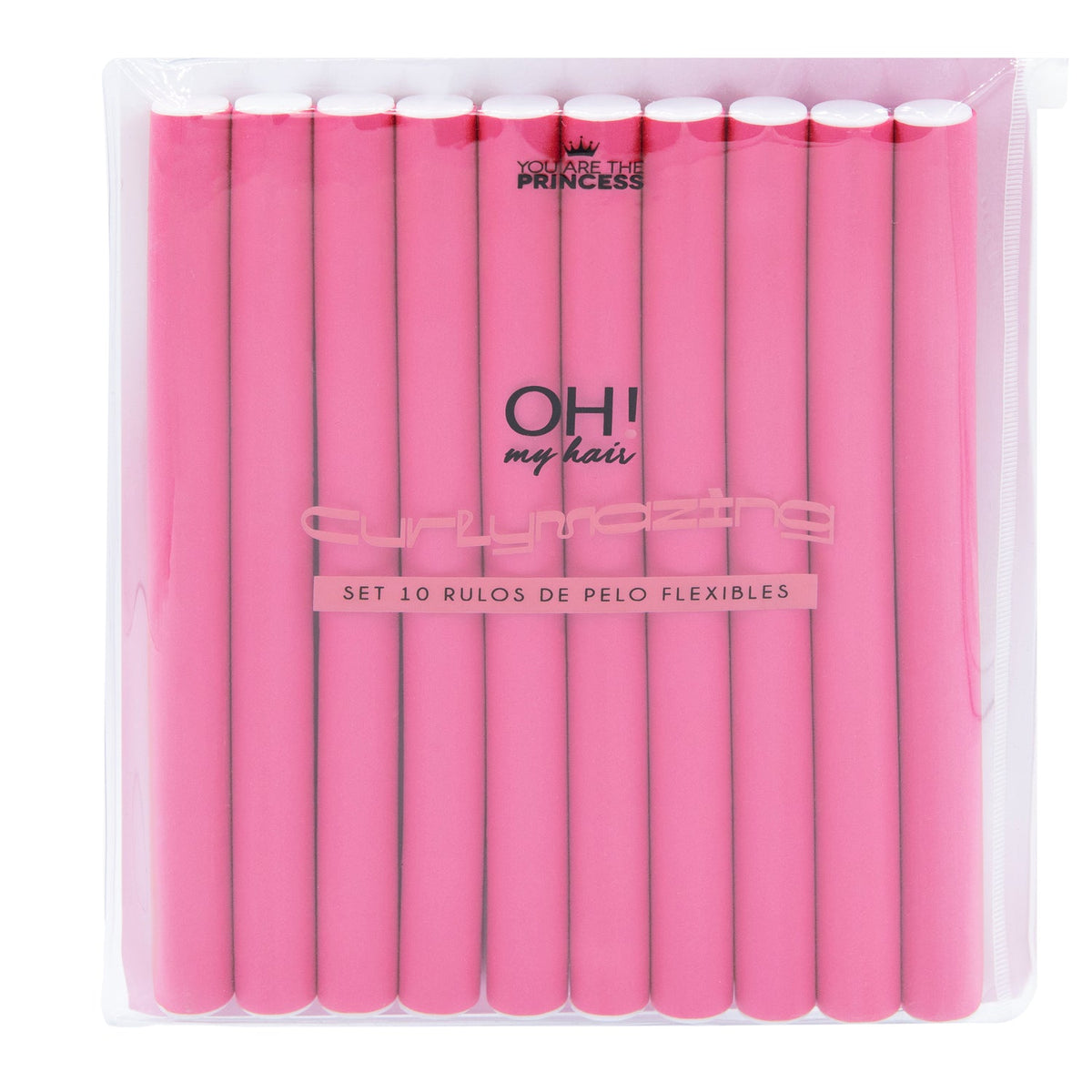 Oh My Hair Set 10 Rulos de Pelo Flexibles para ondas surferas