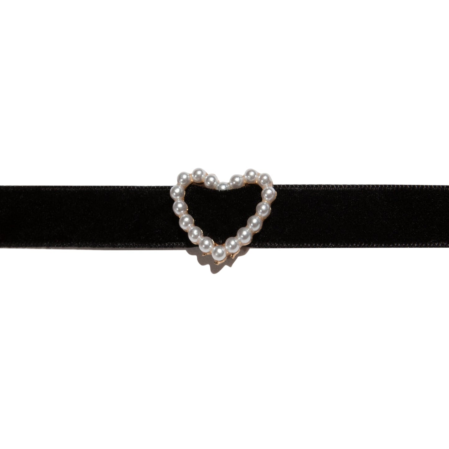 Choker Corazón y Perlas