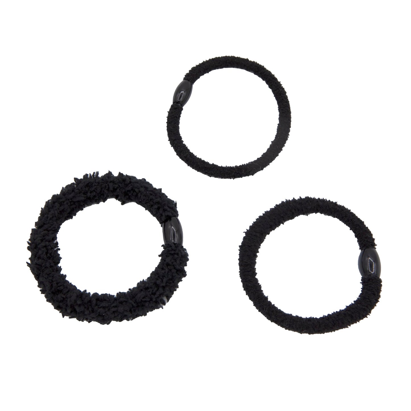 WOO OOW Set 3 Gomas Fluffy Negras