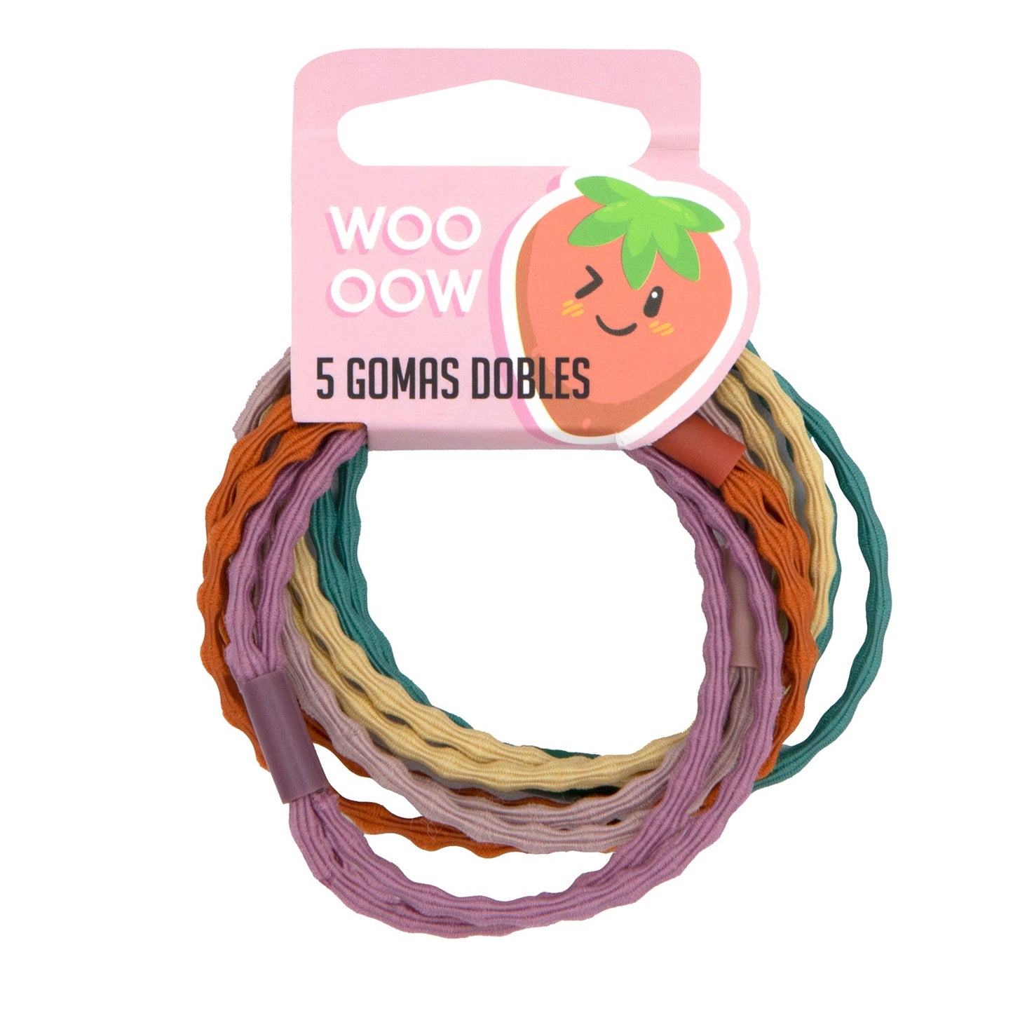 WOO OOW Set 5 Gomas Dobles Onduladas