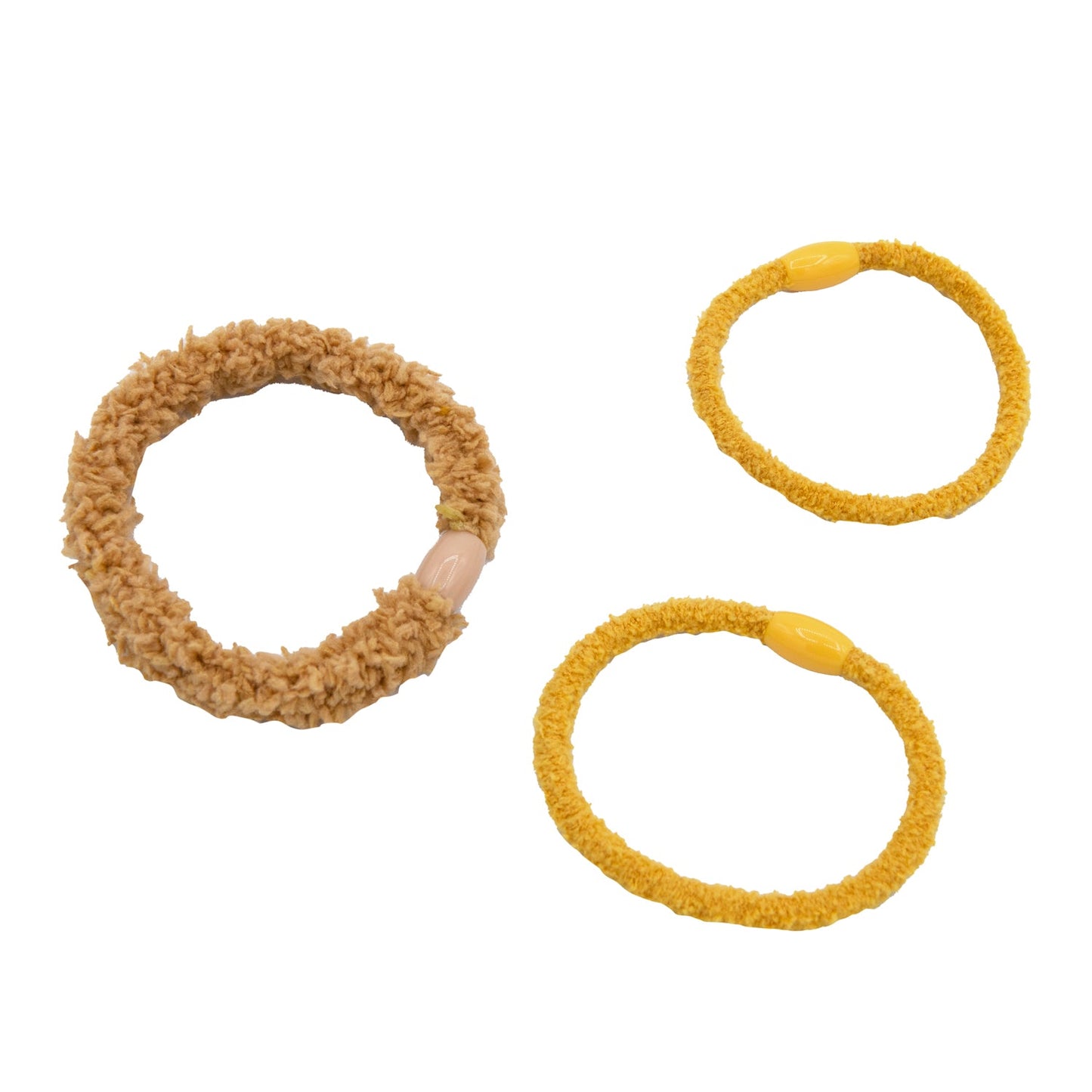 WOO OOW Set 3 Gomas Fluffy Amarillas