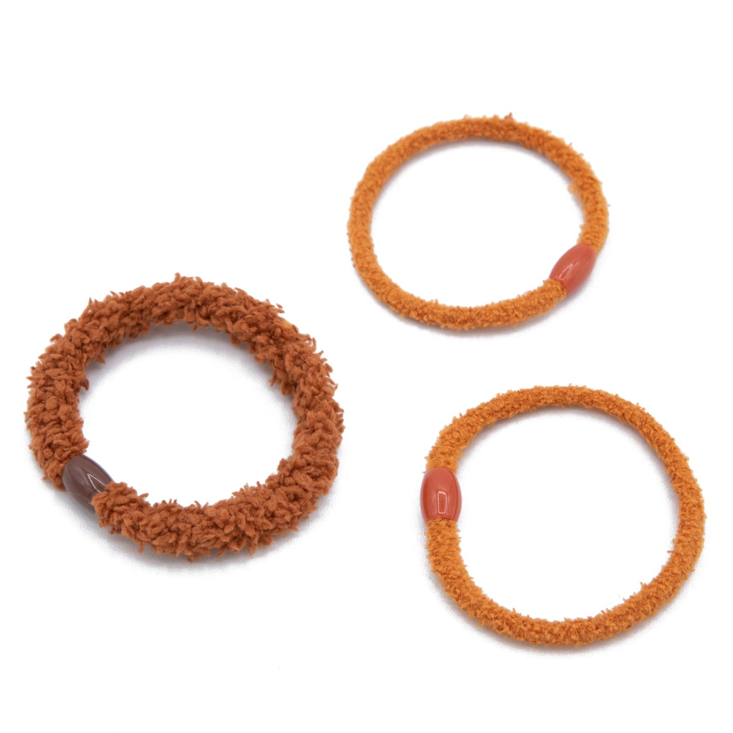 WOO OOW Set 3 Gomas Fluffy Naranjas