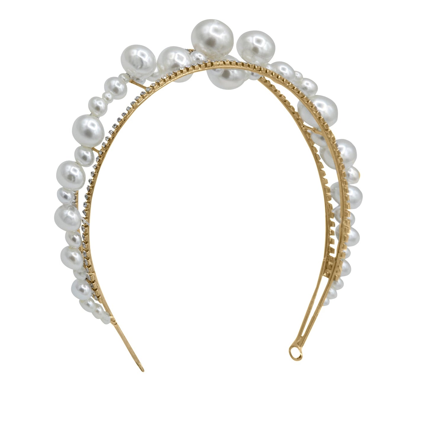 Oh My Hair Diadema Strass y Perlas XL