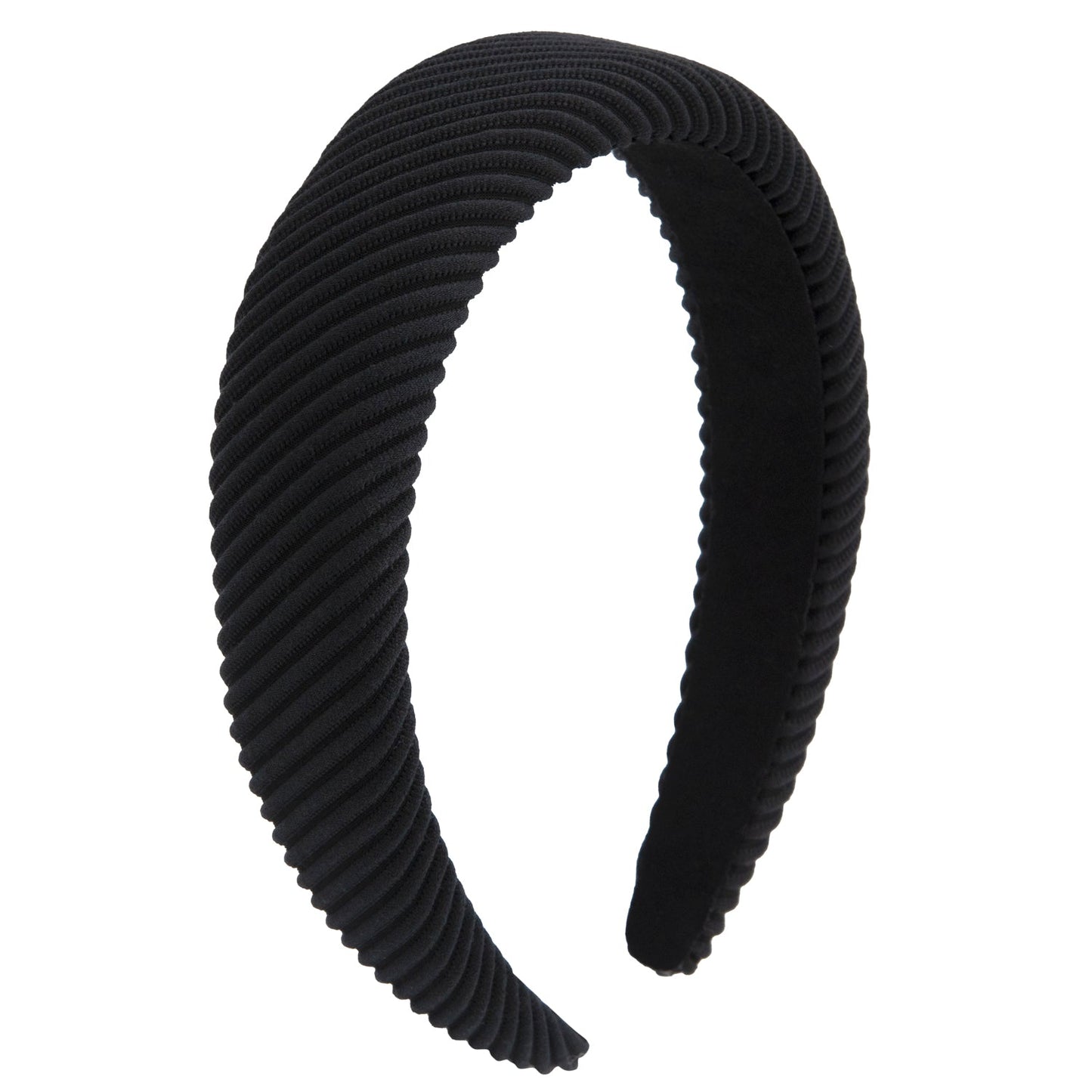 Oh My Hair Diadema Acolchada Negro Relieve
