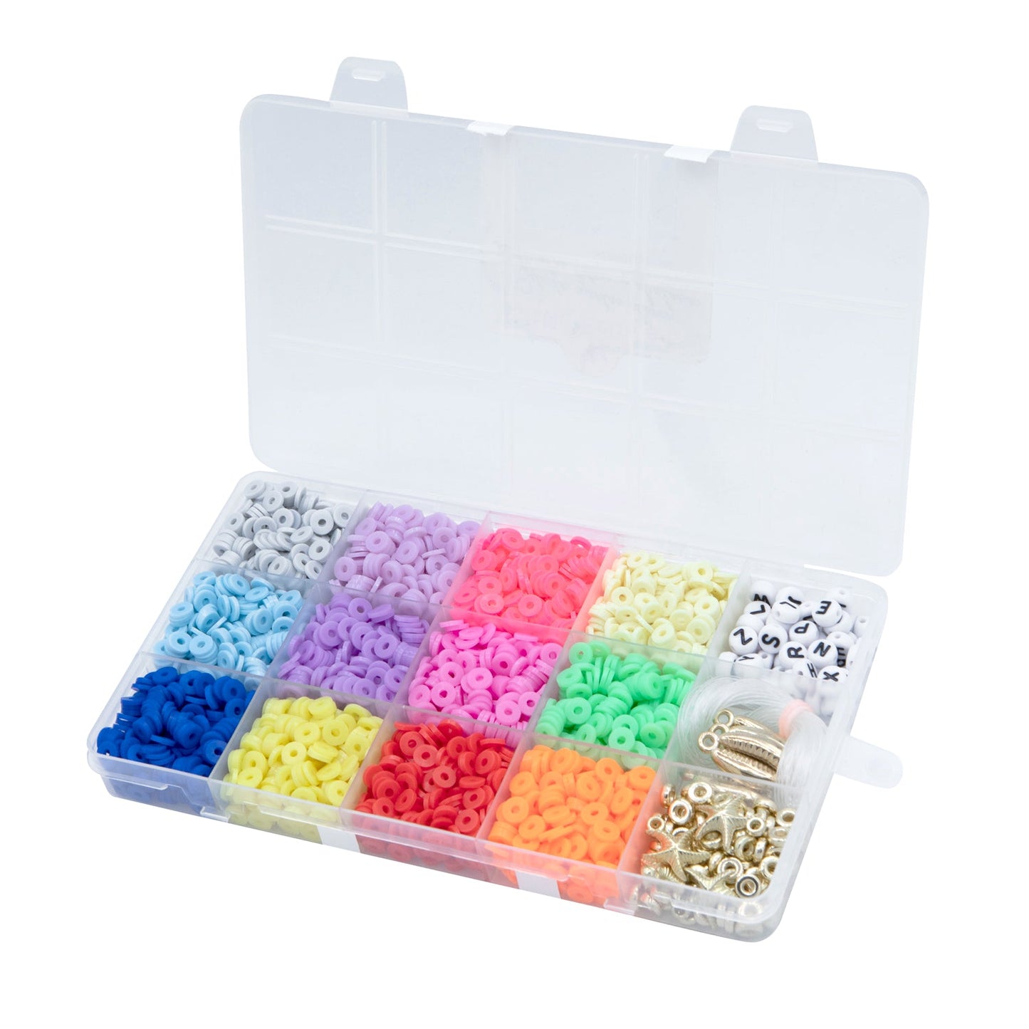 Little Princess Set de Cuentas Planas Multicolor con Letras