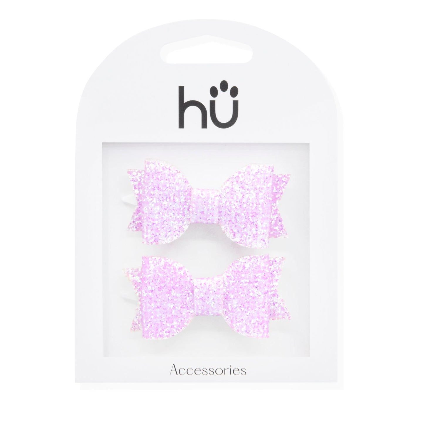 Set 2 Pinzas Para Mascotas Lacitos Glitter
