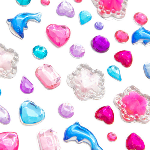 Party Lab Flowers Stones Stickers Gemas Decorativas