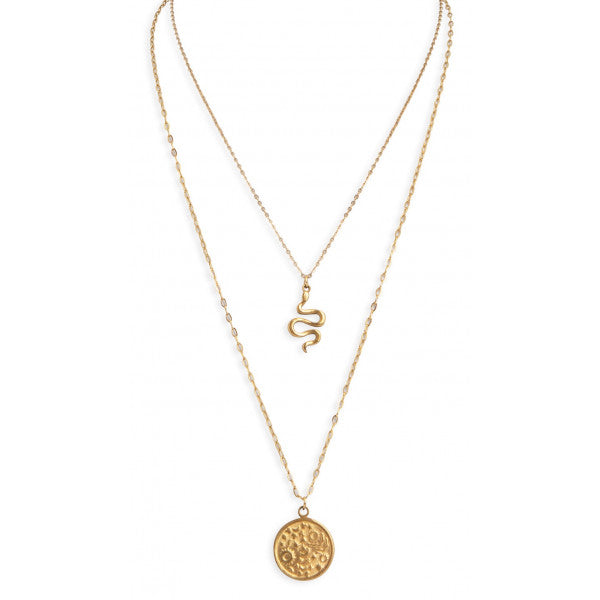 Cadena Doble con Medalla