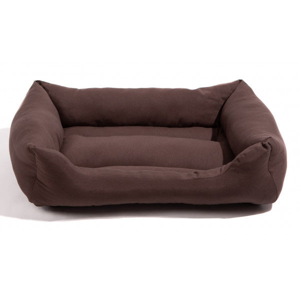 Cama para Mascota Loneta Marrón