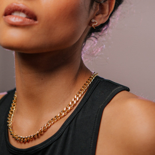 Collar Eslabones Cadena Corta