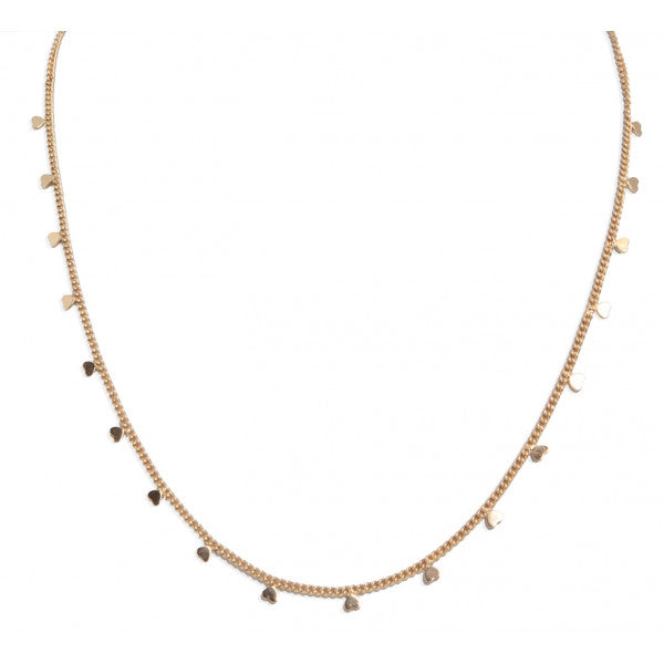 Collar Largo con Corazones