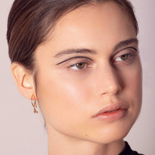 Earcuffs Dorado Cruzado