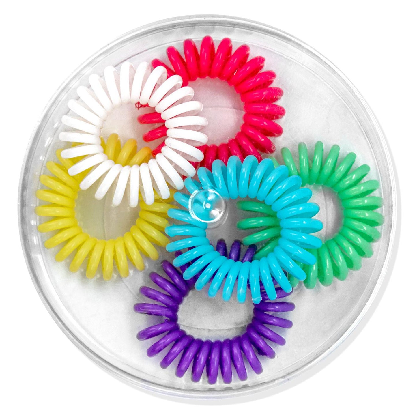 Oh My Hair Set 6 Mini Gomas Cable Colores Fluor