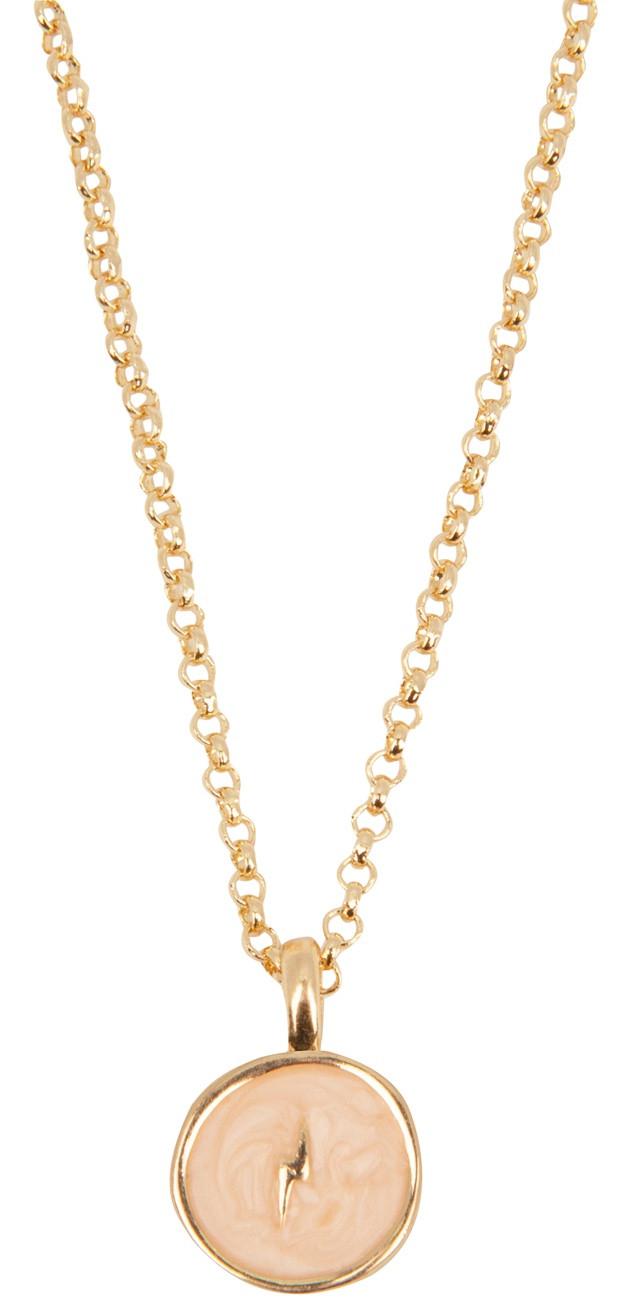 Collar Colgante Esmalte Rosa