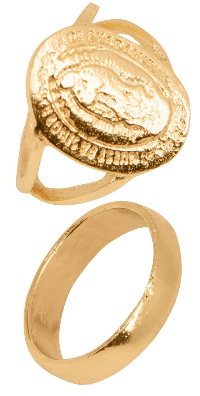 Set Anillo 2 Piezas Chapa