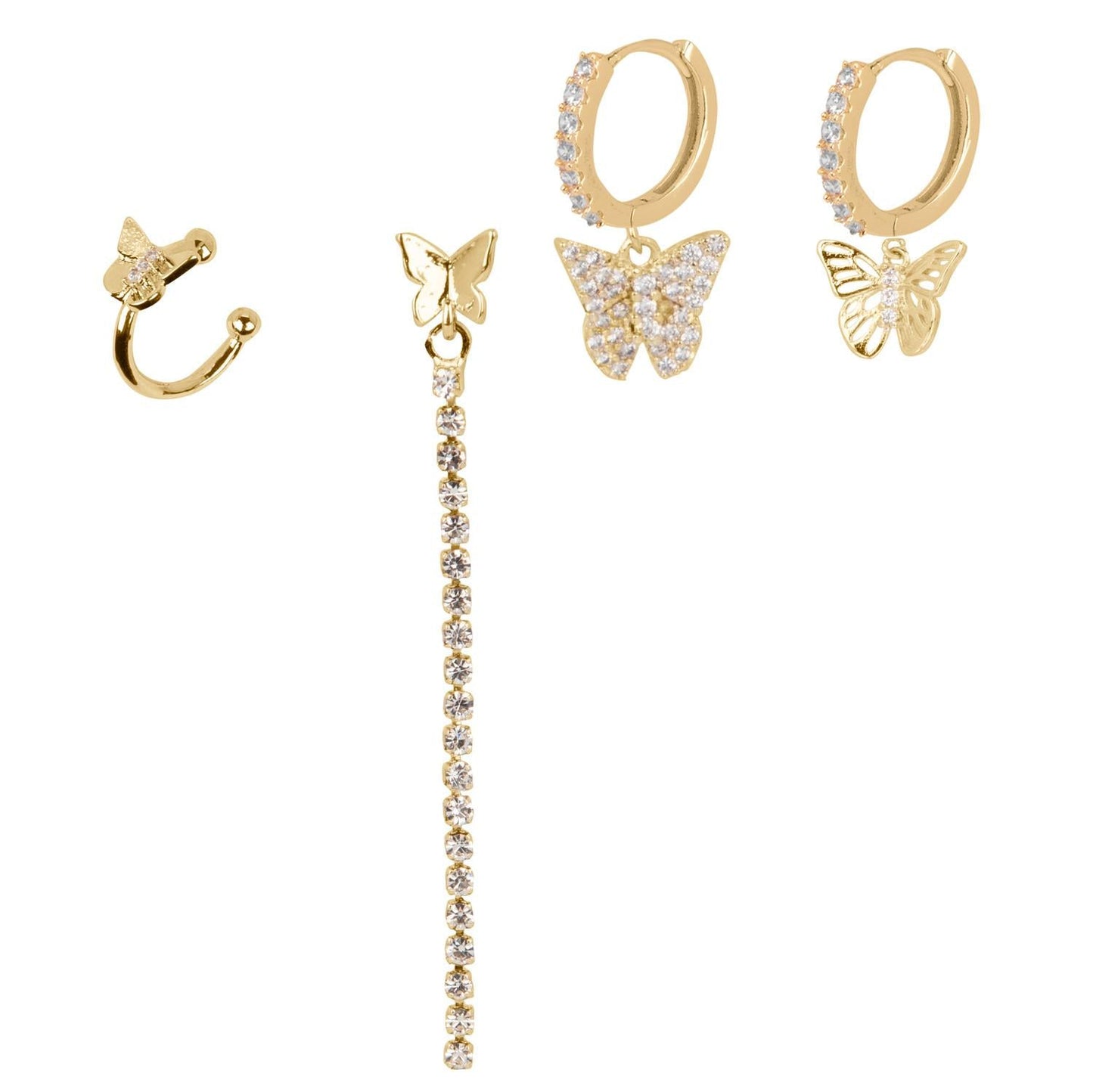 Set Pendientes Mariposas
