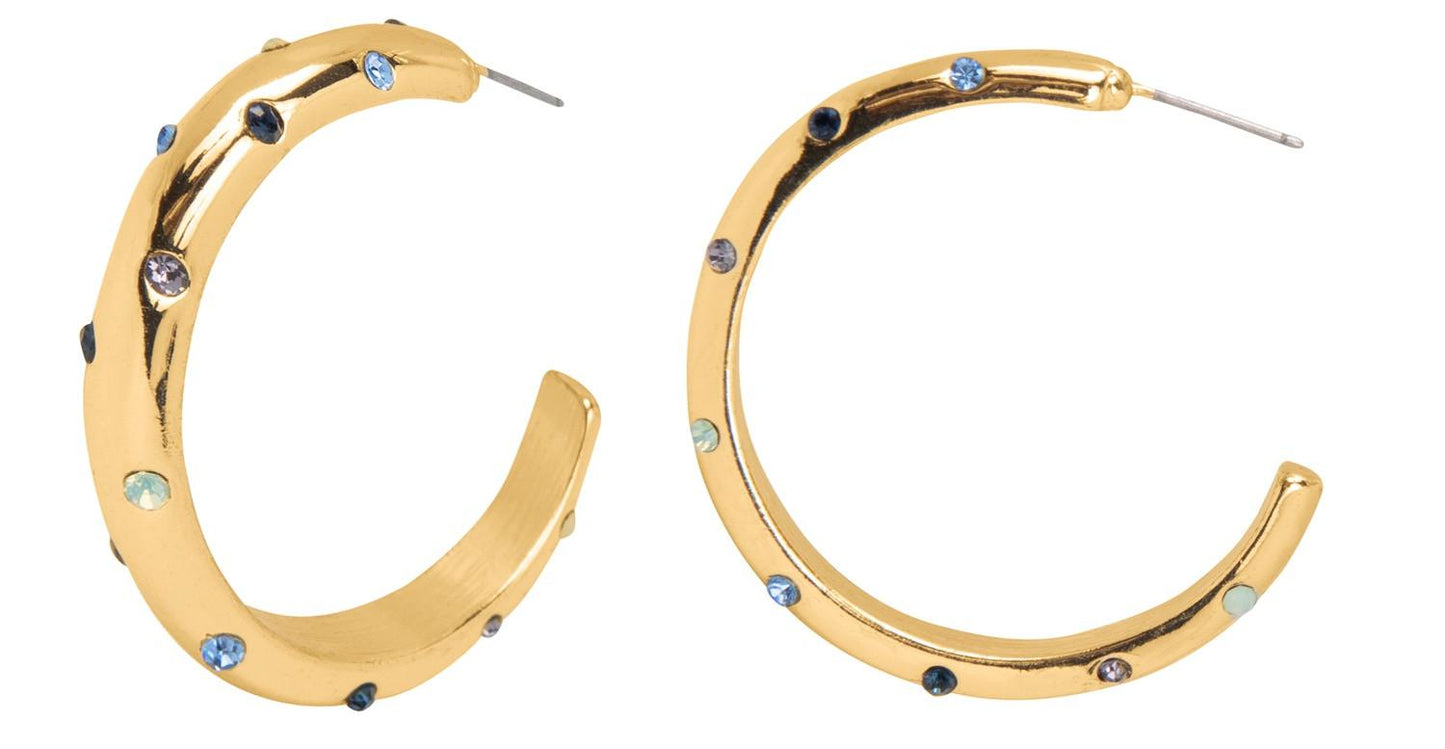Pendientes Aros con Incrustaciones