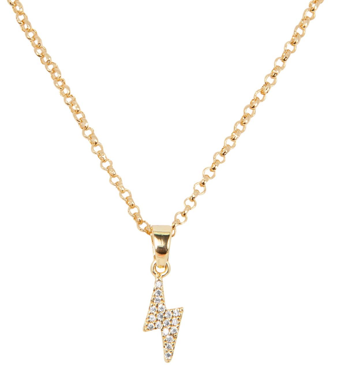 Colgante Rayo con Strass