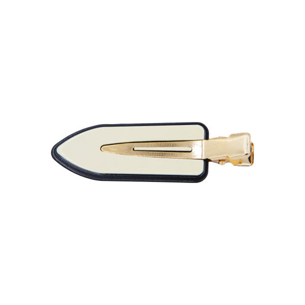 Oh My Hair Clip Acetato Anti Marcas Blanco y Negro