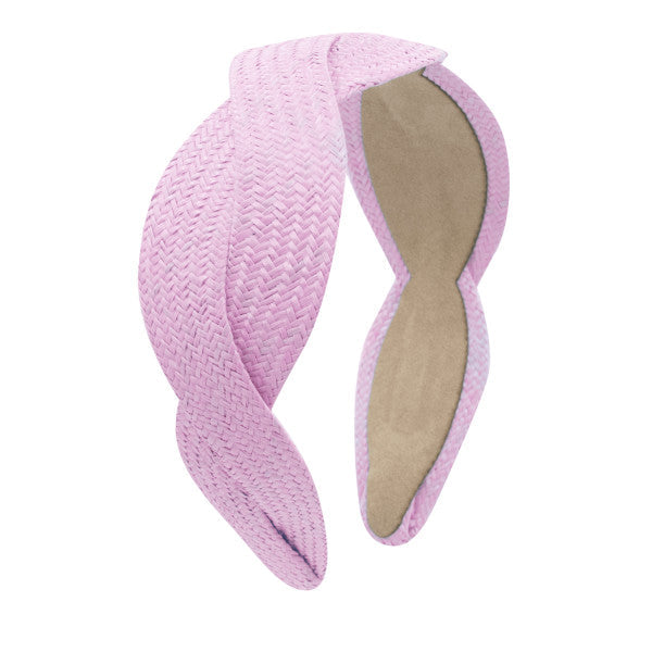 Oh My Hair Diadema Twist Raffia Rosa