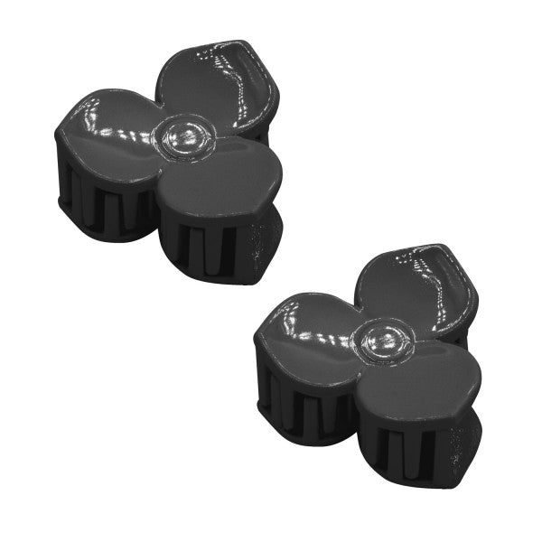Oh My Hair Set Mini Pinzas Flor Negras