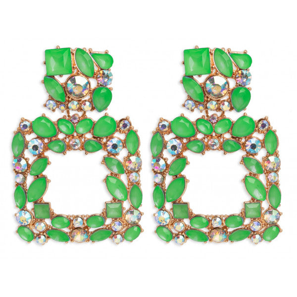 Pendientes Cuadrados Cristales