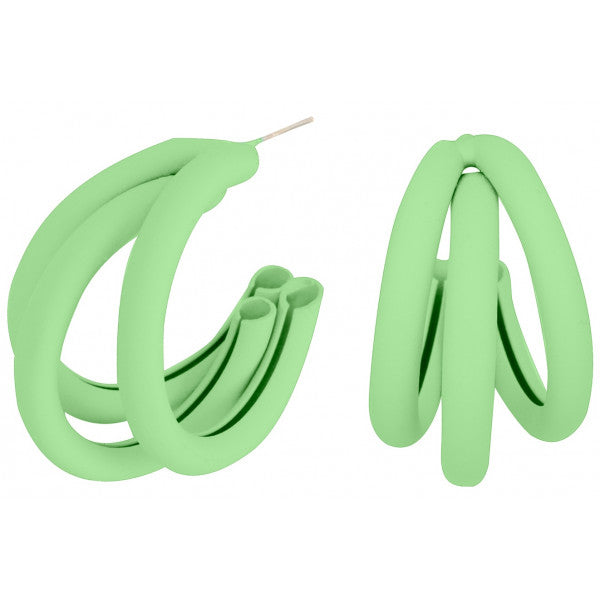 Pendientes Triple Aro Soft