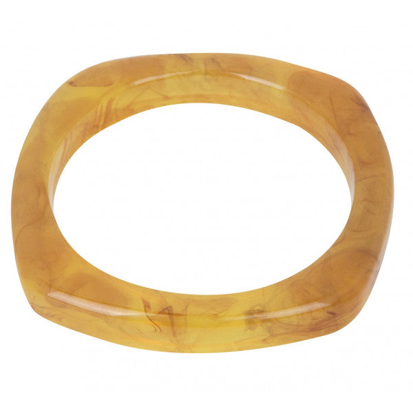 Pulsera Resina Heptagonal Fina