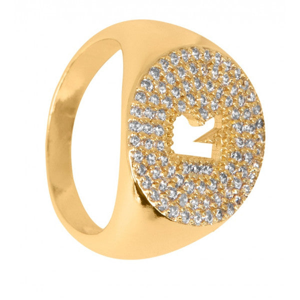 Sello Letra con Strass