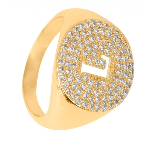 Sello Letra con Strass