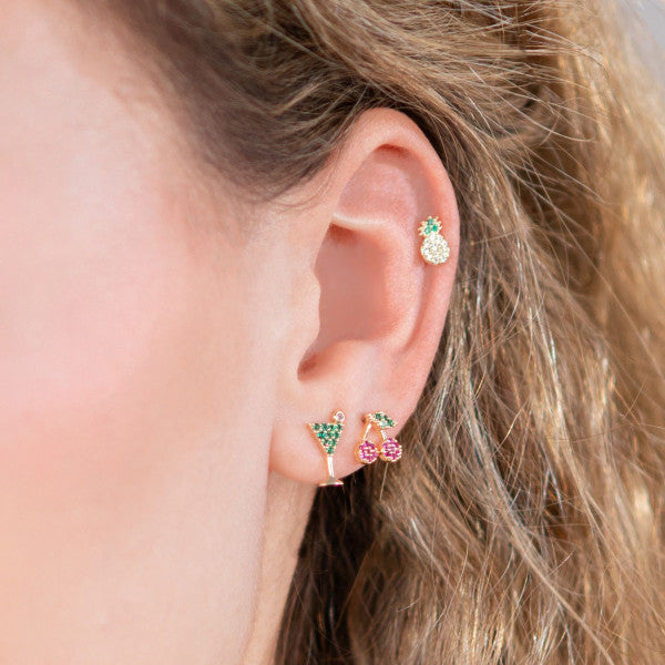 Set de Mini Pendientes Tropical