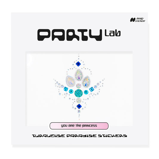 Party lab TURQUOISE PARADISE STICKERS