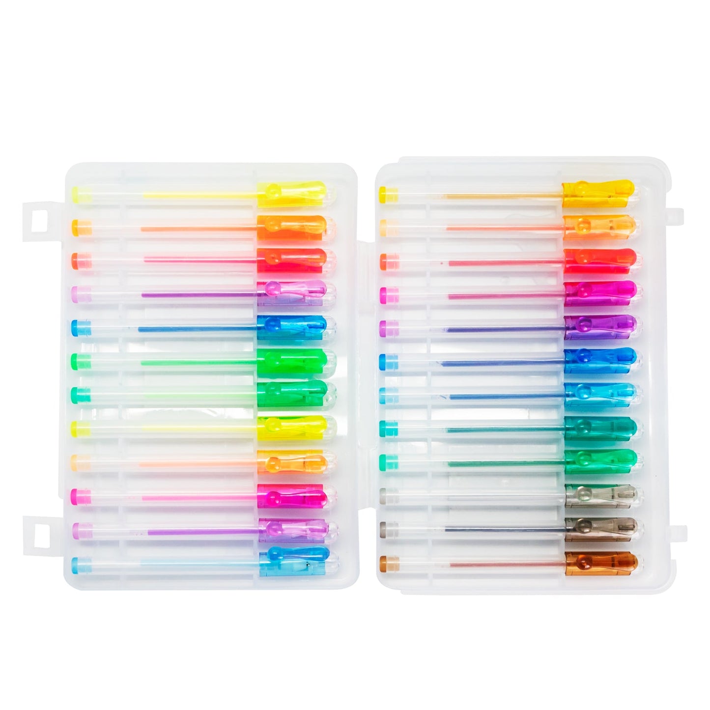 Set Bolígrafos de Gel  Glitter y Flúor