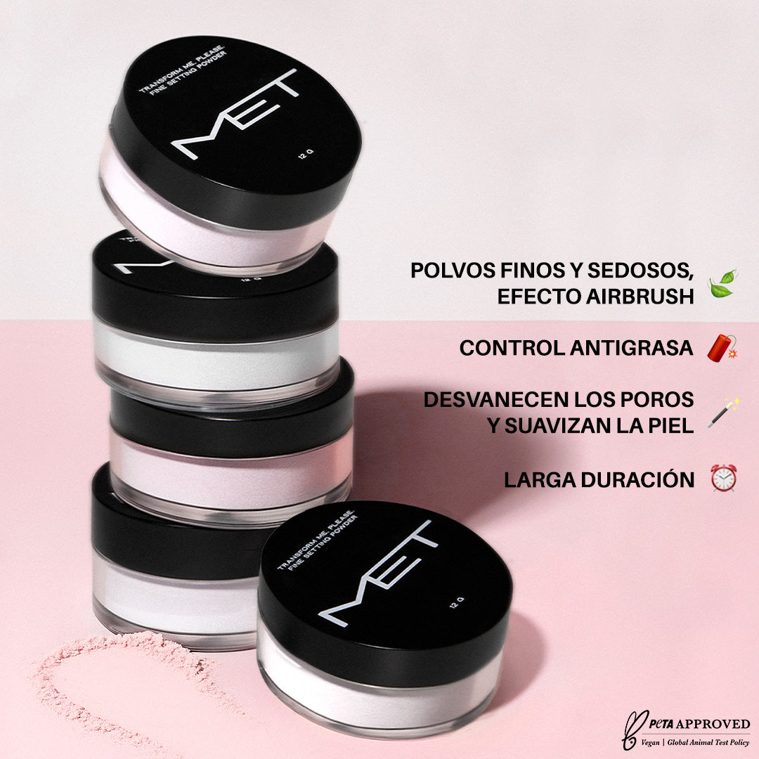 Transform Me Please Setting Powder Polvos Fijadores