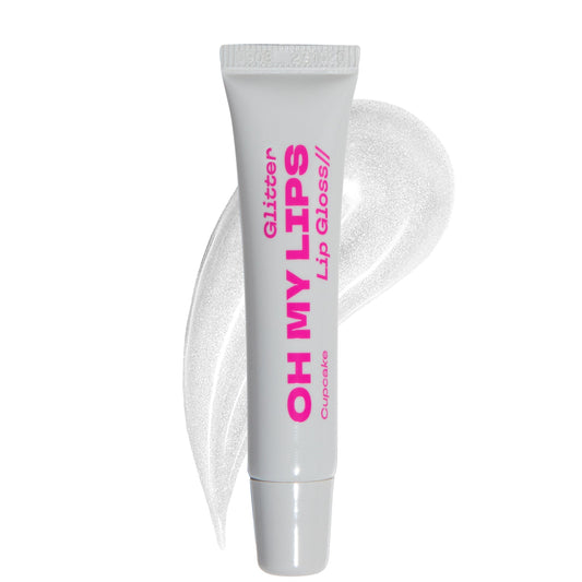 Oh My Lips Glitter Lip Gloss Cupcake