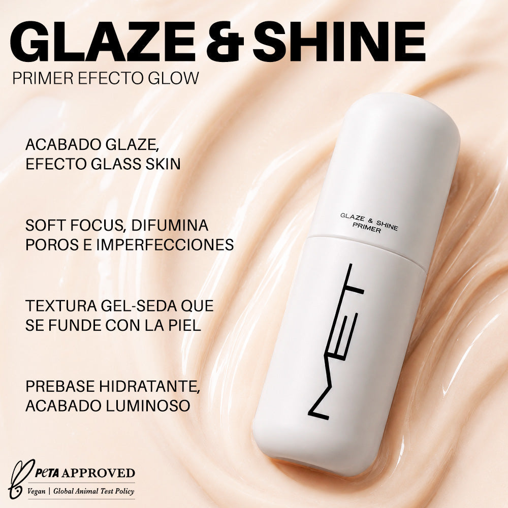 Glaze & Shine Primer Prebase de Maquillaje Iluminadora