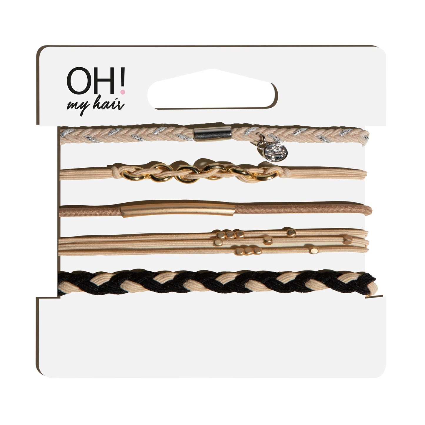Oh My Hair Set Gomas con Abalorios
