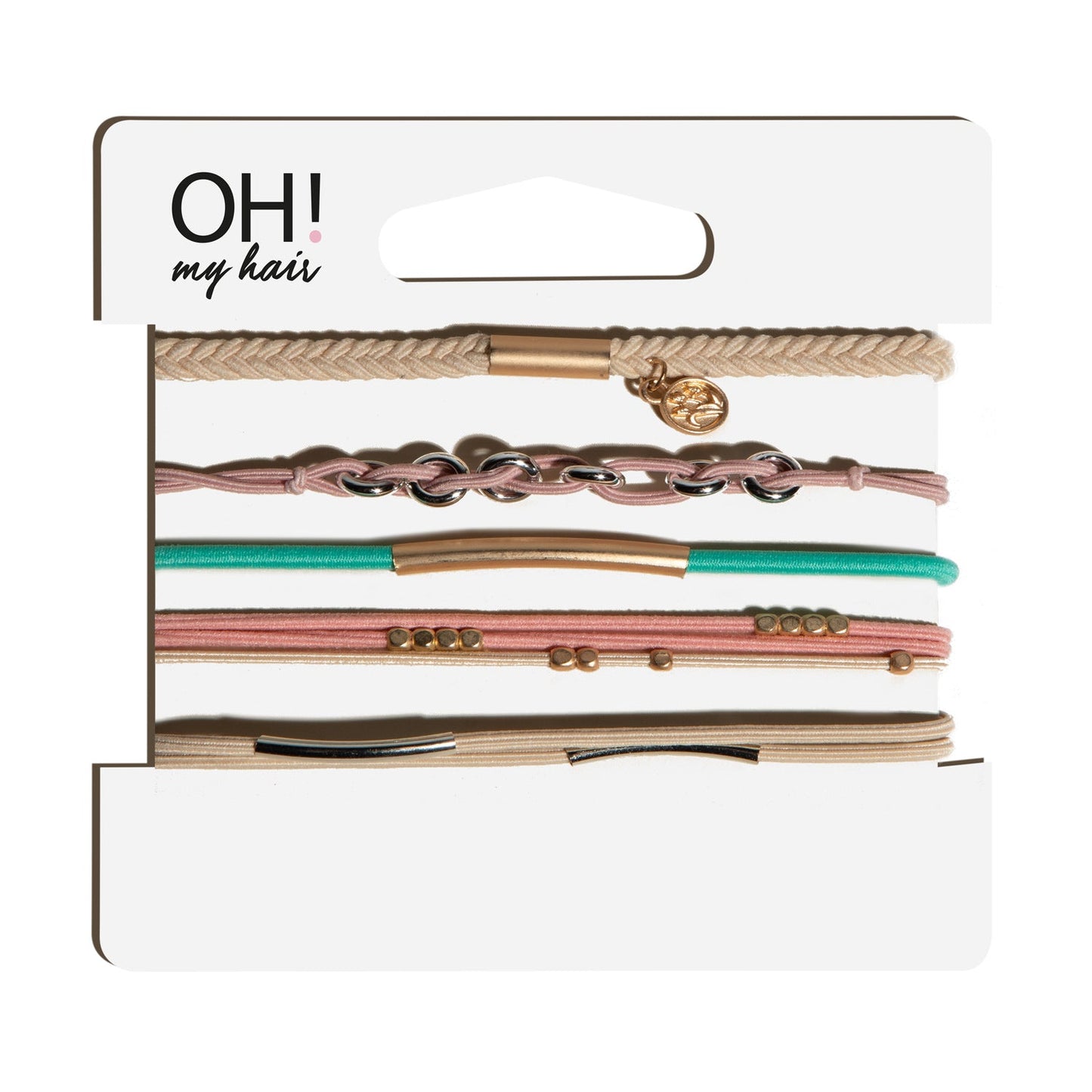Oh My Hair Set Gomas con Abalorios