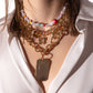 Choker Eslabones colores y Mariposas