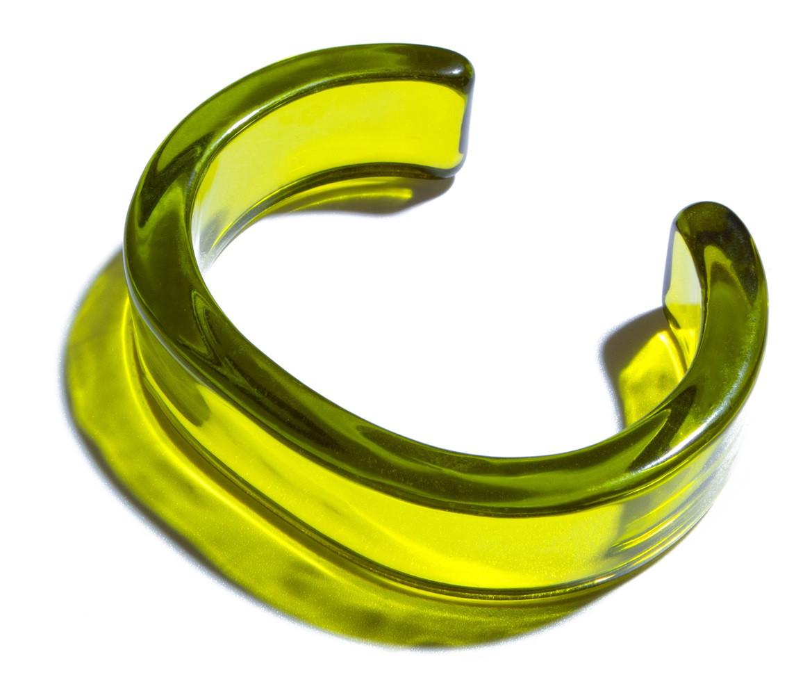 Pulsera Transparente Verde