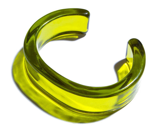 Pulsera Transparente Verde